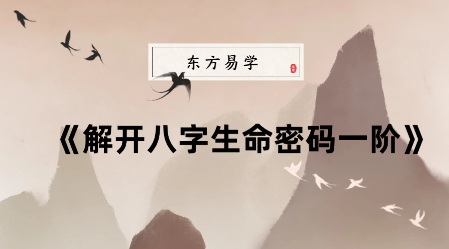 《解开八字生命密码一阶》35集（东方易学）