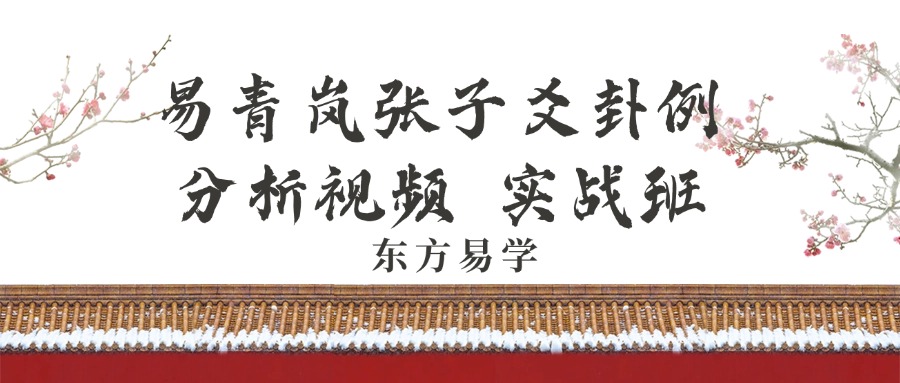 易青岚张子爻卦例分析视频 实战班31集（东方易学）