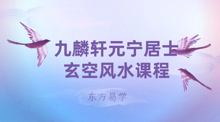 九麟轩元宁居士玄空风水课程视频37集高清视频（东方易学）