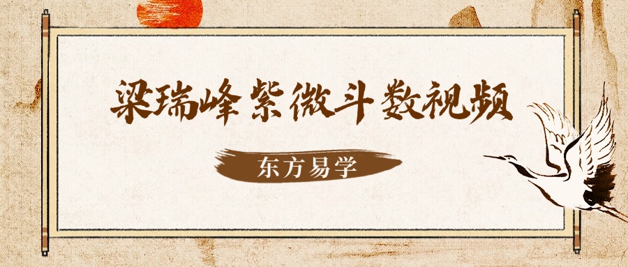 梁瑞峰紫微斗数视频（东方易学）