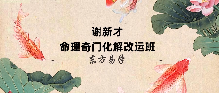 谢新才命理奇门化解改运班（东方易学）