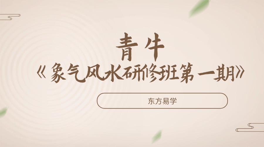 青牛《象气风水研修班第一期》31集
