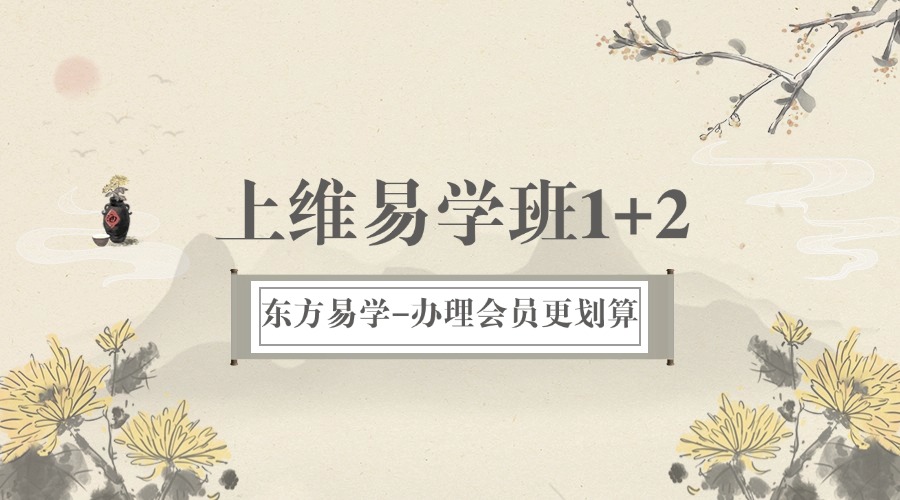 上维易学班1+2（东方易学）