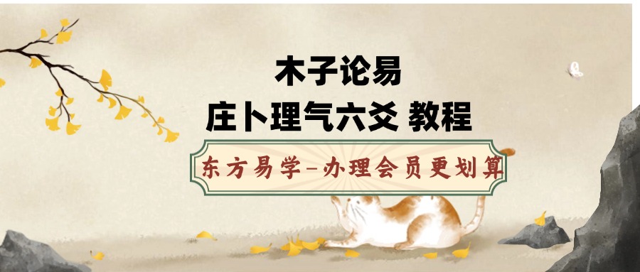 木子论易 庄卜理气六爻 教程（东方易学）