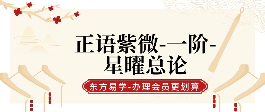 正语紫微-一阶-星曜总论（东方易学）