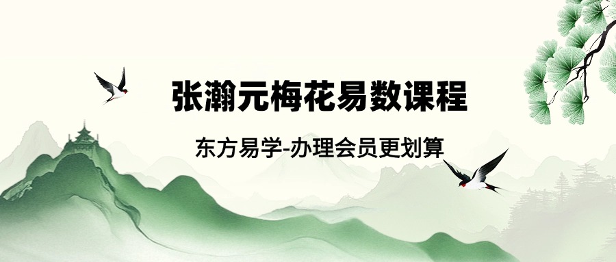 张瀚元梅花易数课程（东方易学）