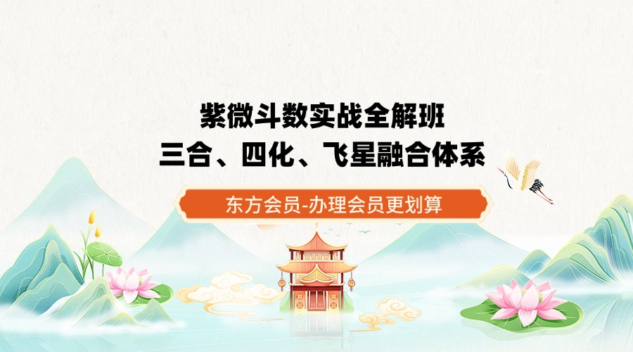 《紫微斗数实战全解班：三合、四化、飞星融合体系》