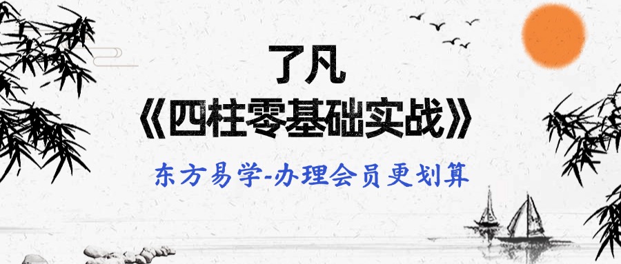 了凡《四柱零基础实战》70集