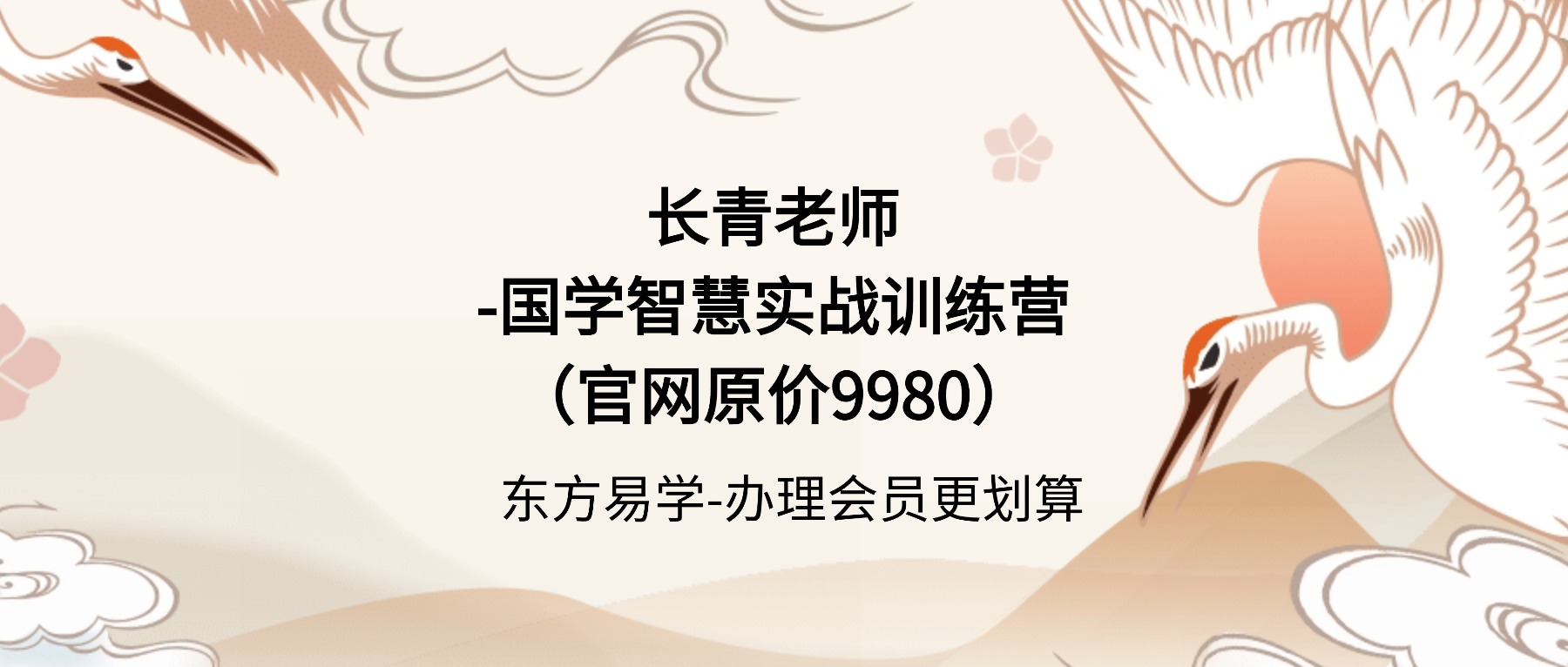 长青老师-国学智慧实战训练营（官网原价9980）