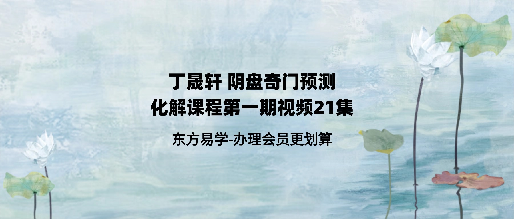 丁晟轩 阴盘奇门预测化解课程第一期视频21集43个小时（东方易学）