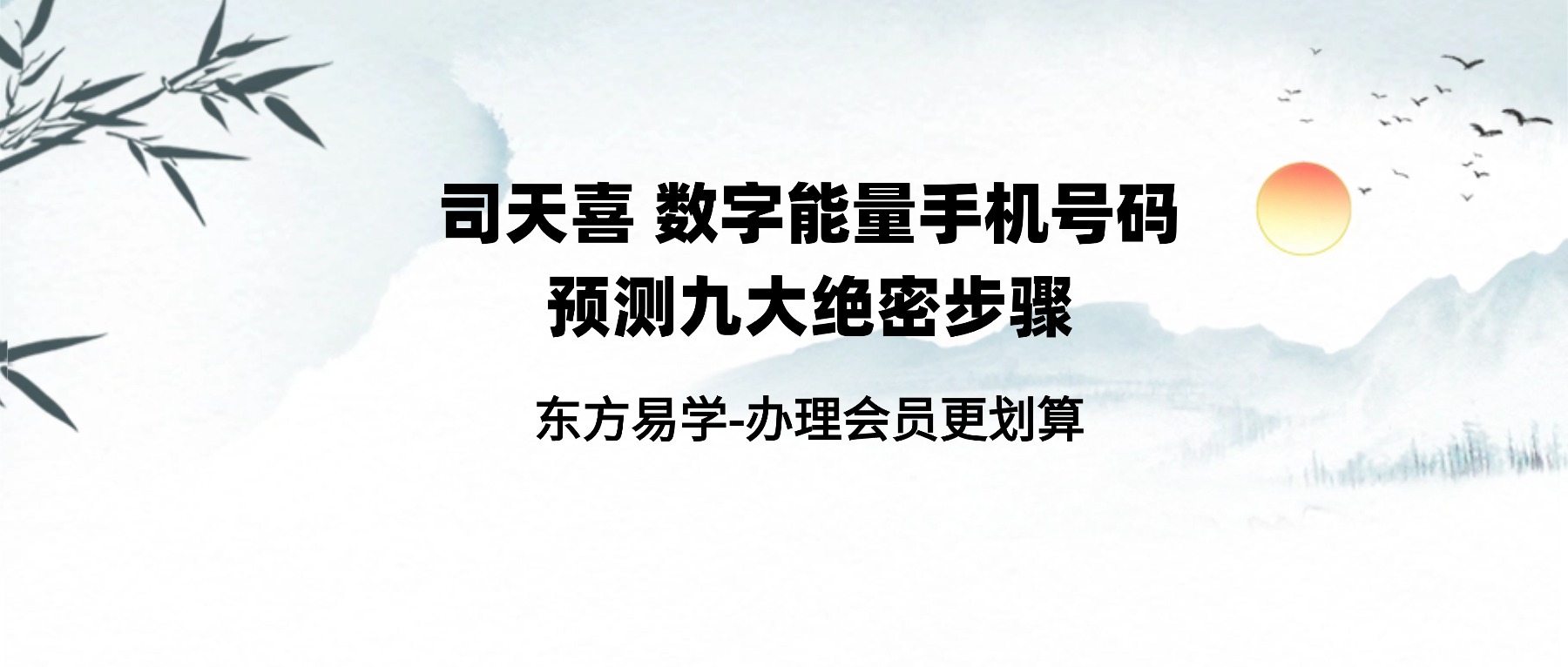 司天喜 数字能量手机号码预测九大绝密步骤 视频31集（东方易学）