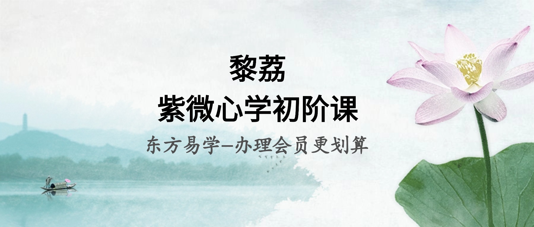 黎荔紫微心学初阶课 视频12集（东方易学）