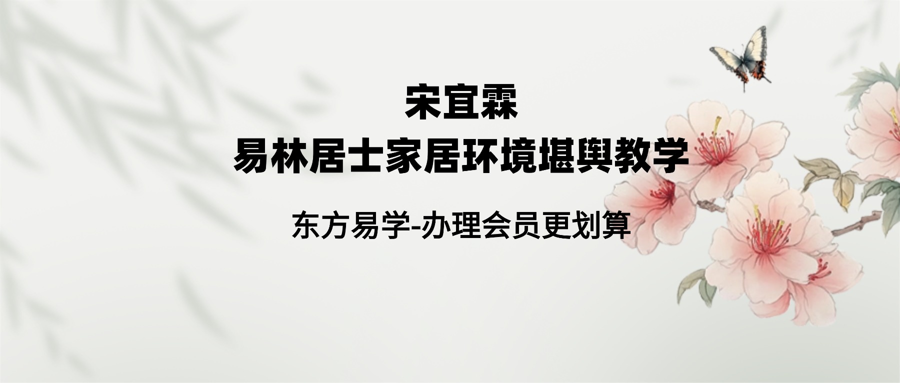 宋宜霖 易林居士家居环境堪舆教学27集视频课（东方易学）