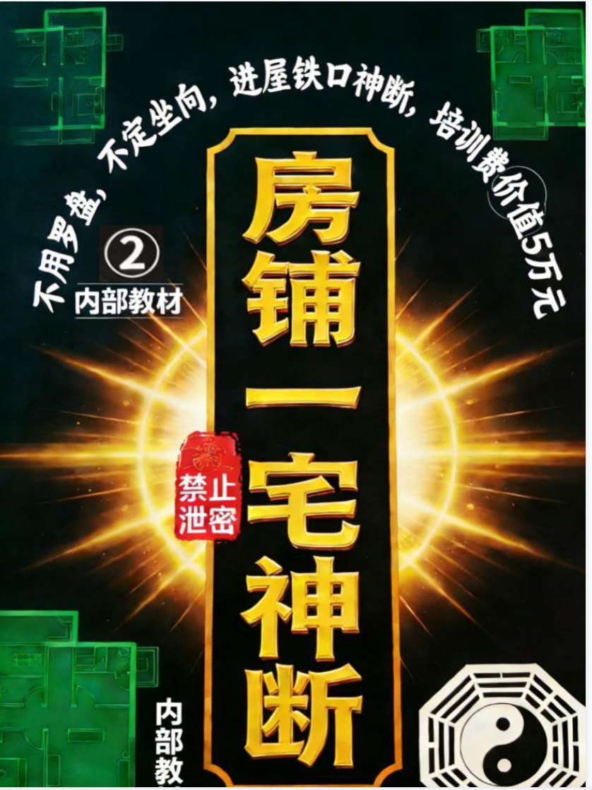 专业阳宅一宅神断-房铺一宅神断-现代-98页（东方易学）