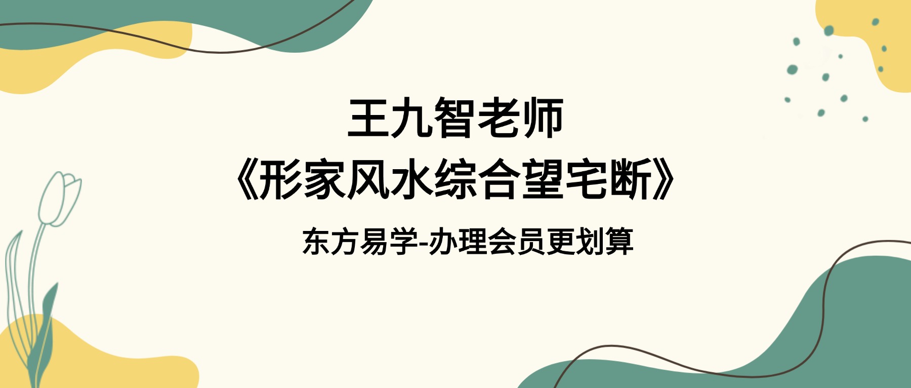 王九智老师《形家风水综合望宅断》教学视频24集