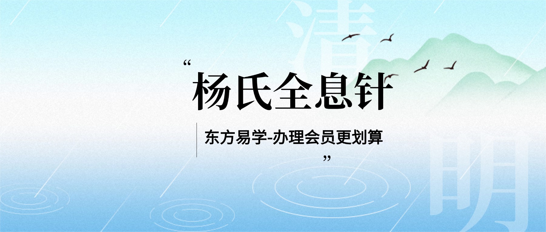 杨氏全息针课程视频26集（东方易学）