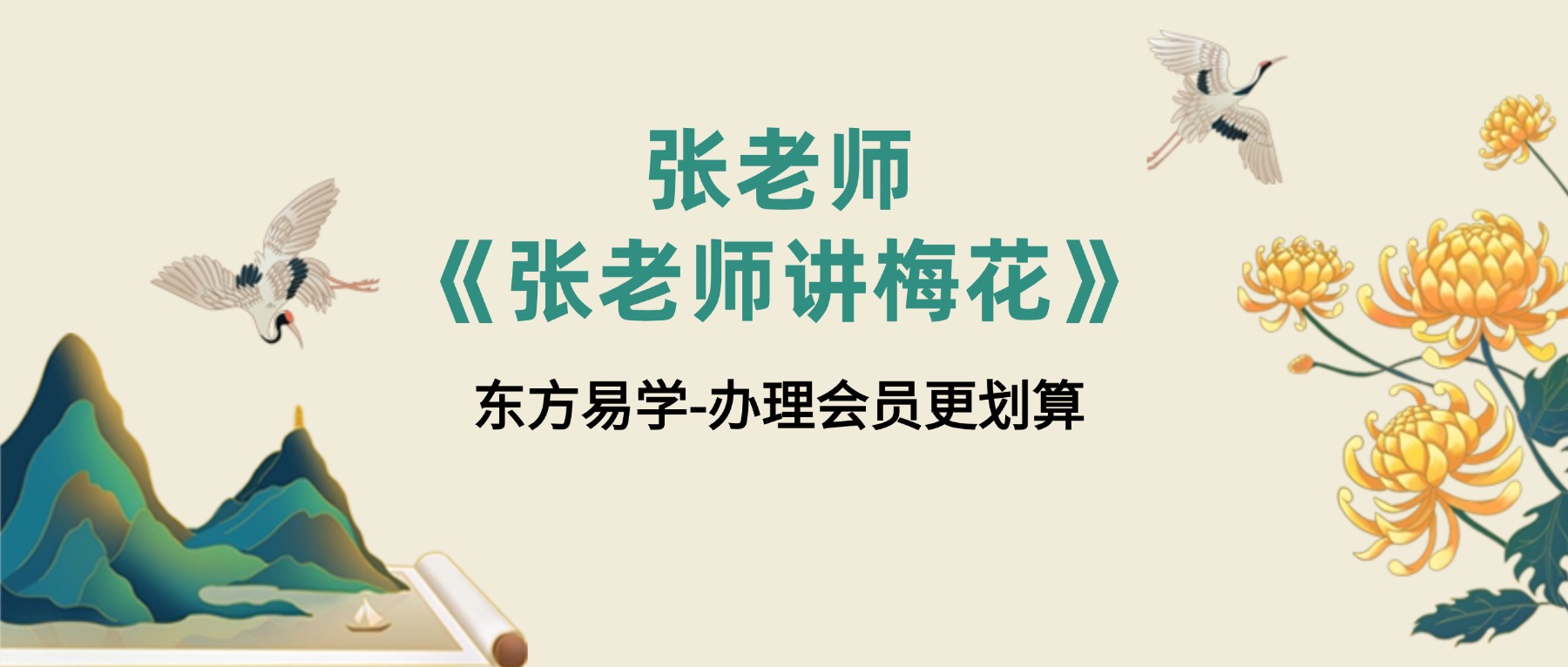 张老师《张老师讲梅花》23集视频（东方易学）