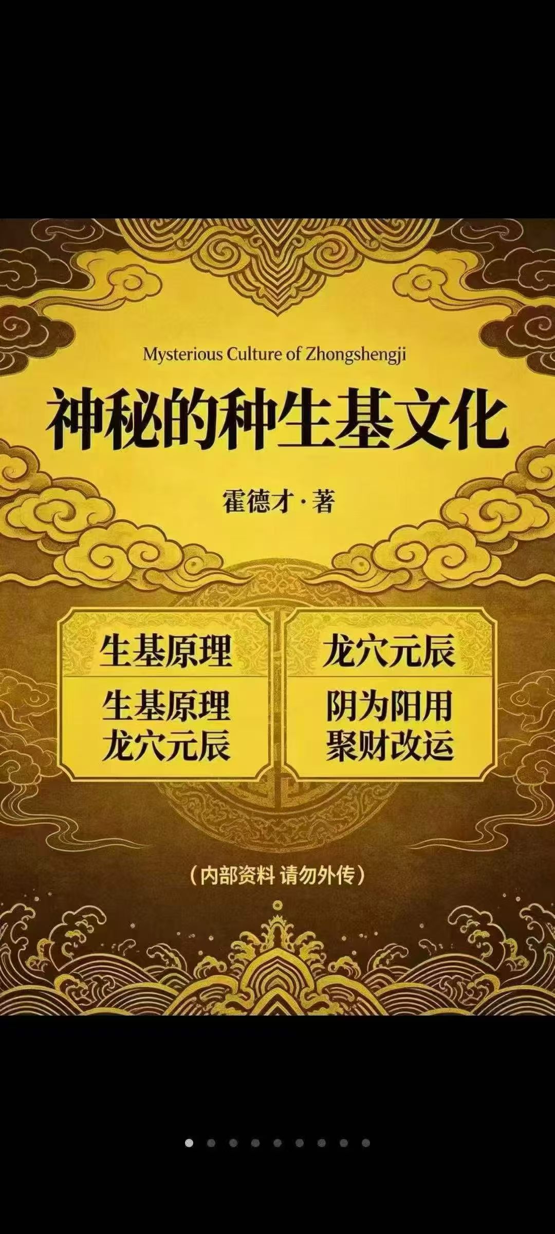 种生基《神秘的种生基文化》霍德才老师最新著作119页