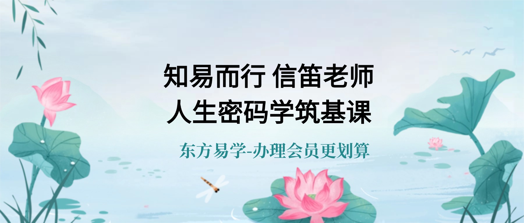 知易而行 信笛老师 人生密码学筑基课全套视频48集（东方易学）
