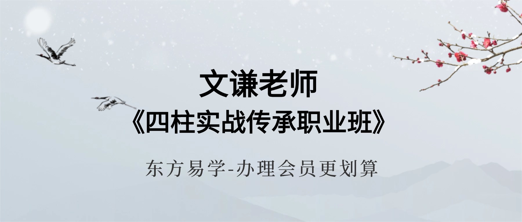 文谦老师《四柱实战传承职业班》命理实战化解课程
