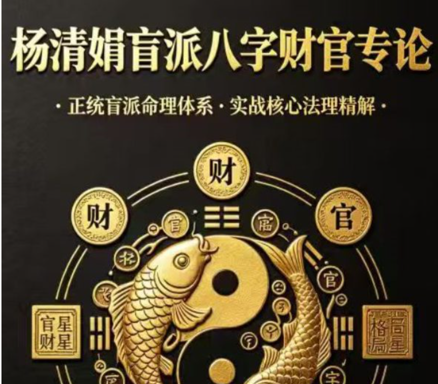 杨清娟盲派八字财官专论.pdf 358页（东方易学）