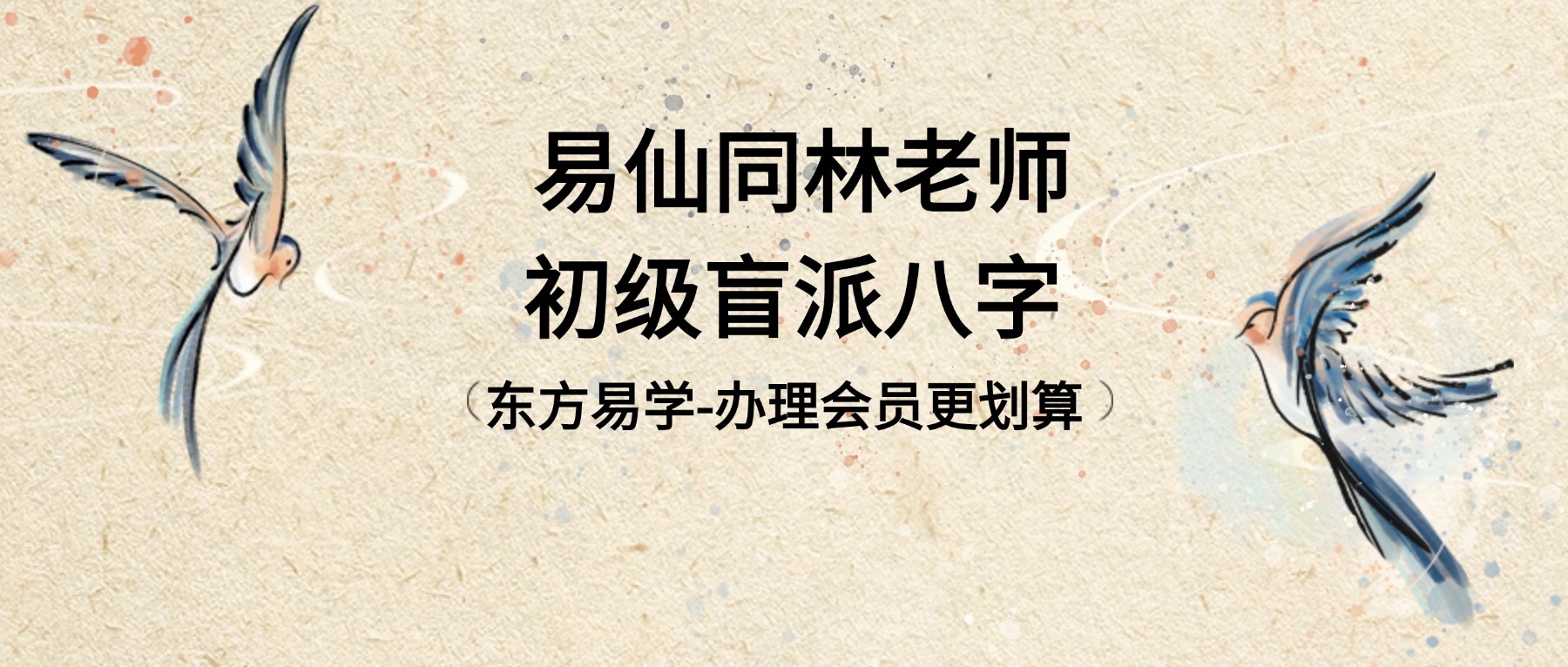 易仙同林老师初级盲派八字 视频25集（东方易学）