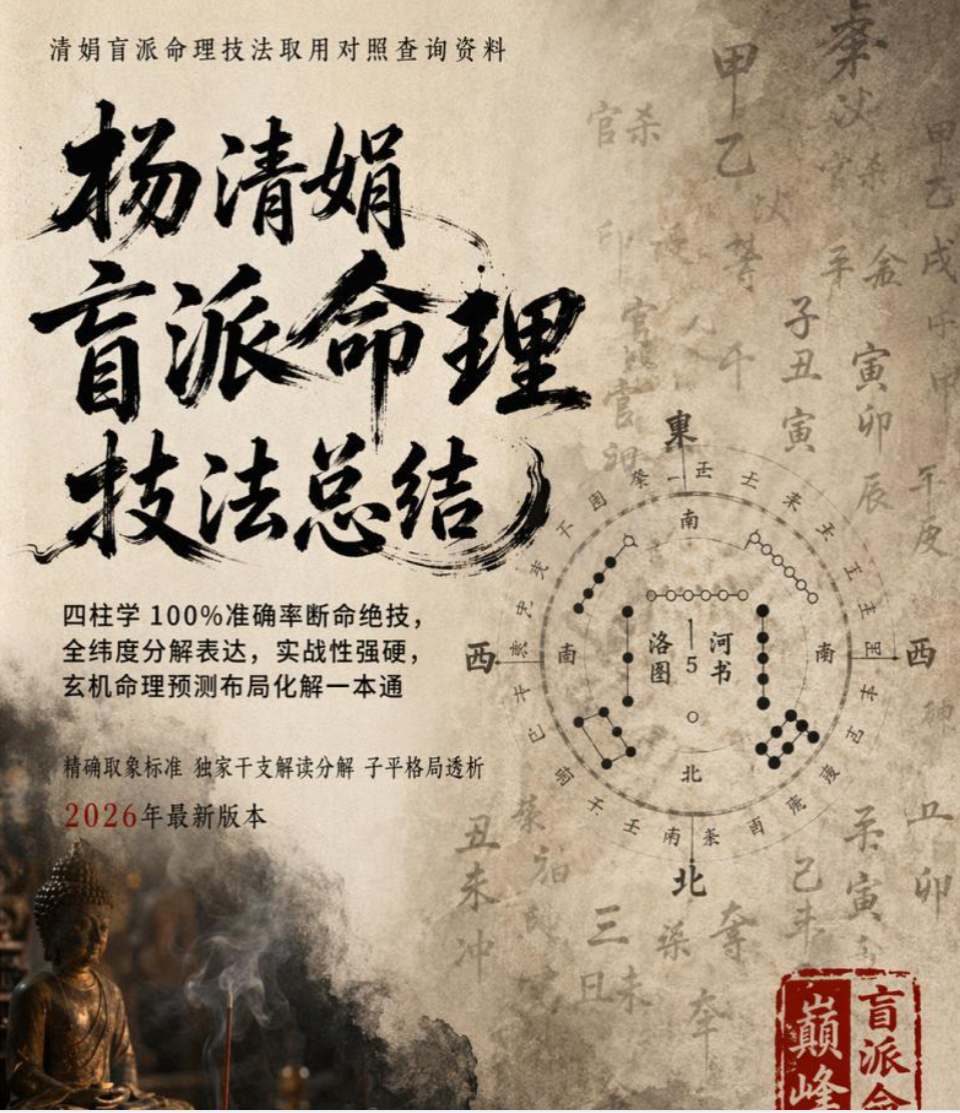 杨清娟盲派命理技法总结.pdf 190页（东方易学）