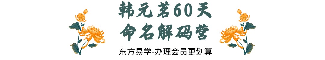 韩元茗60天命名解码营40集视频（东方易学）